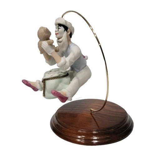 Hallmark Keepsake Ornament Christmas Time Mime Porcelain Limited Edition
