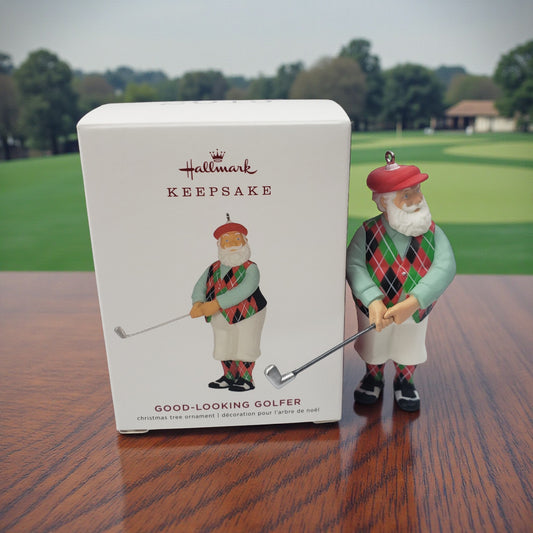 Hallmark Keepsake 2019 “Good-Looking Golfer” Christmas Ornament